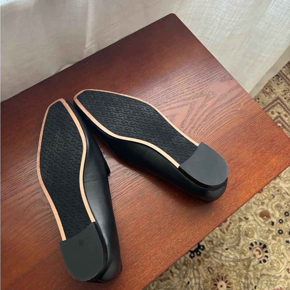 Via Spiga Black Leather Driving Loafer - Picture 6 of 7